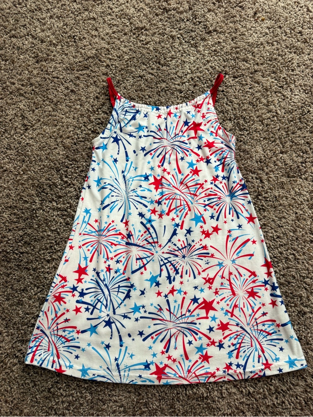 Girl’s Sunshine Swing Patriotic Sundress